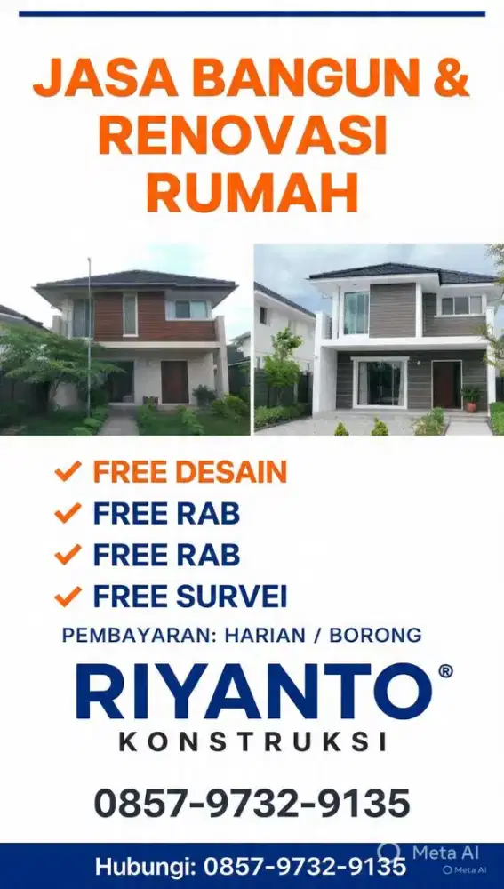Paket Tambah Lantai 2 Lengkap - Free Desain