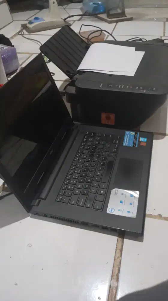 Laptop Dell inspiron 14 dan printer cannon