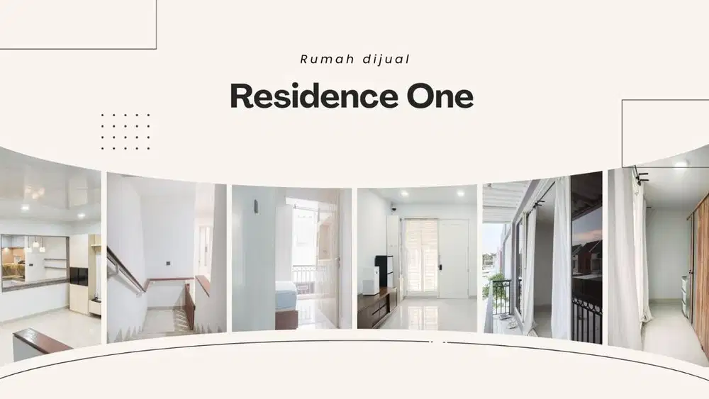 Jual rumah residence one bsd full furnished siap huni - owner