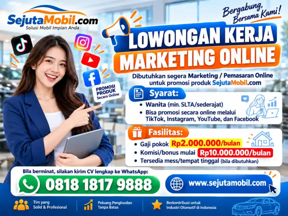 LOWONGAN KERJA MARKETING ONLINE