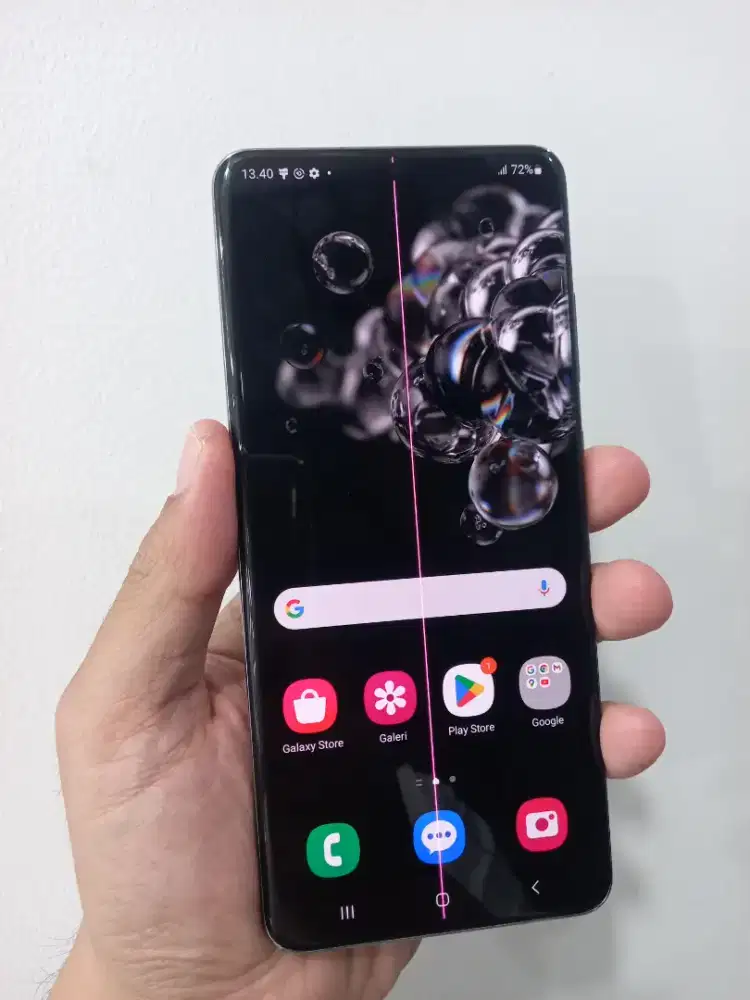 Samsung Galaxy S20 Ultra Ram 12/128Gb Batangan ex sein ada minus