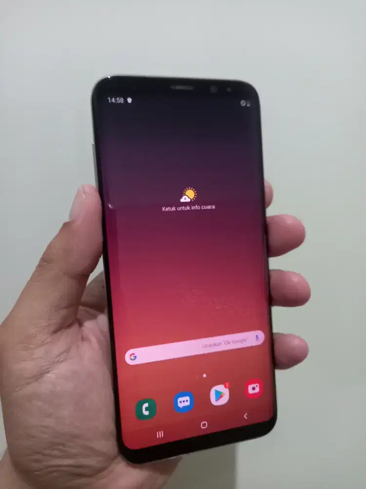 Samsung Galaxy S8+ Plus Ram 4/64Gb Batangan ada minus dibaca