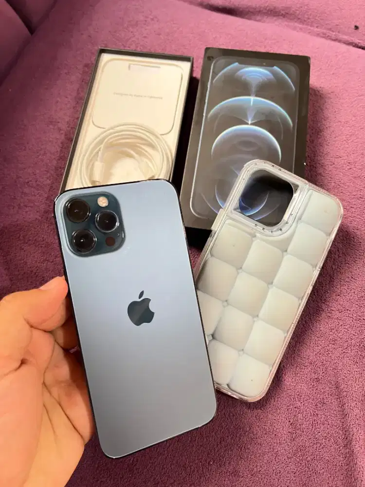 Iphone 12 Promax 256GB ibox, Mulus lengkap, no minus