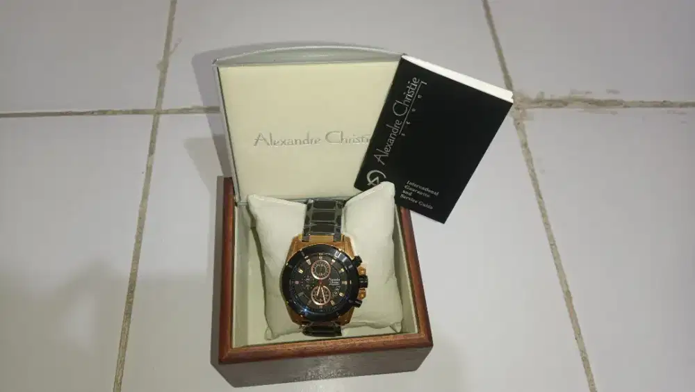 Jam tangan Alexander Christie pria keren