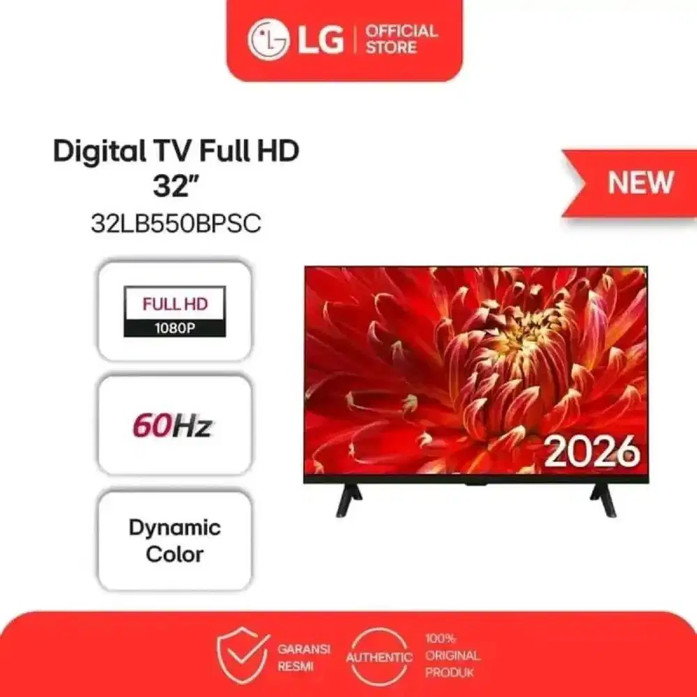 New LED Digital TV LG with Dynamic Color Technology 32inchi