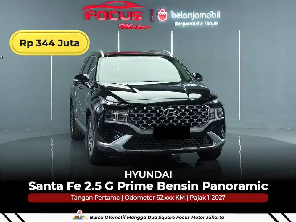 [ GARANSI 5TH ] Hyundai Santafe Santa Fe 2.5 G Prime AT 2022/2023/2024