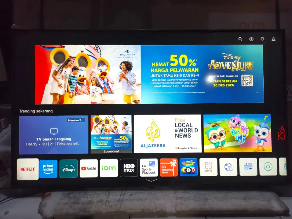 Tv LG 55 inch smart uhd 4k
