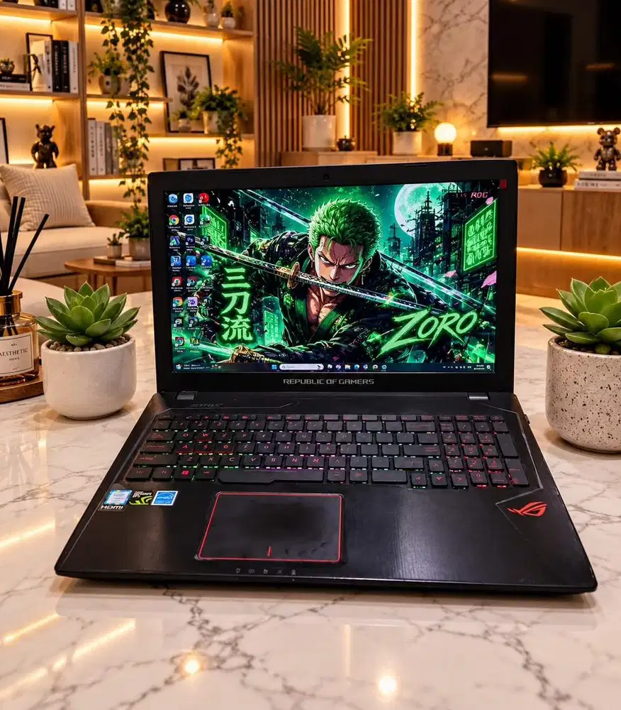 Laptop Gaming ASUS ROG GL553VD Core i7 Ram 8/512gb Sad Dual Vga COD