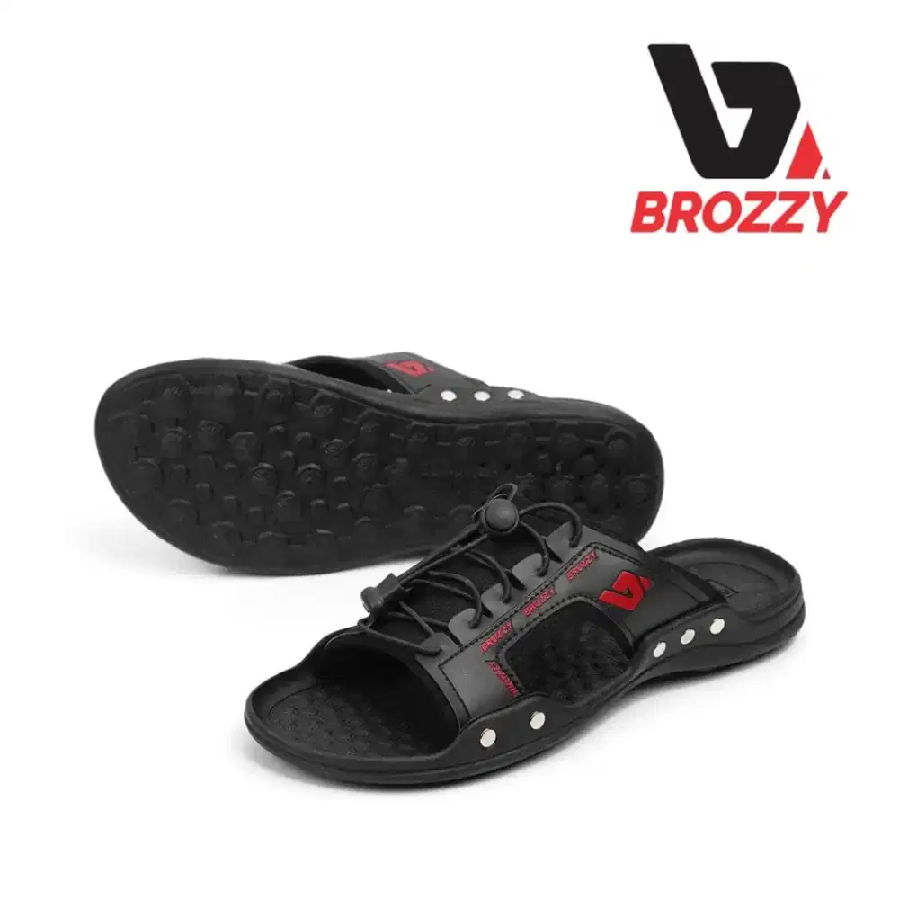Brozzy For You Sandal Pria B09 Nyaman Slip On Anti Putus COD