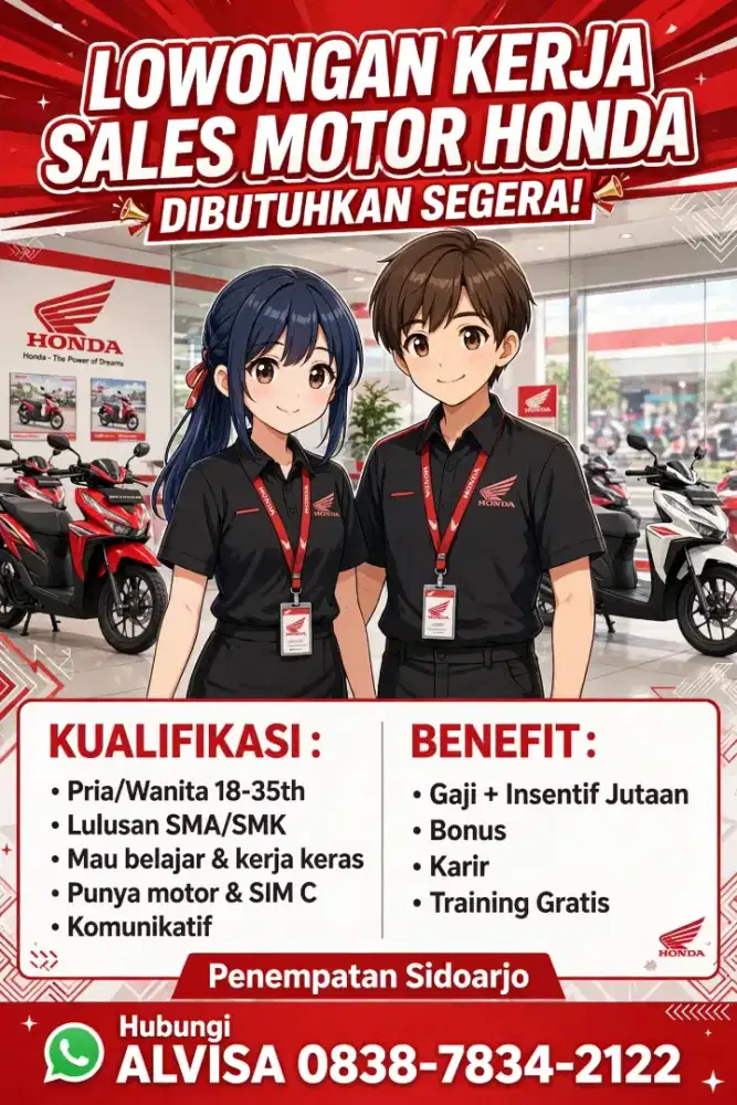 SALES MOTOR HONDA