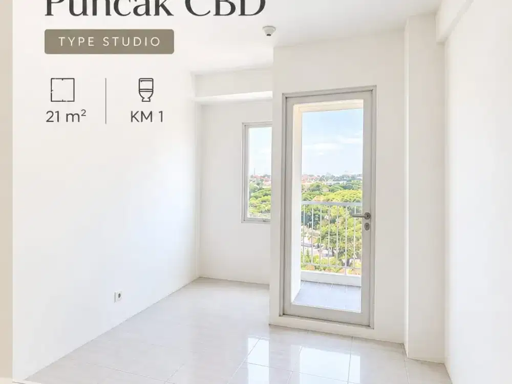 Dijual murah Apartemen Puncak CBD di area berkembang Surabaya Barat