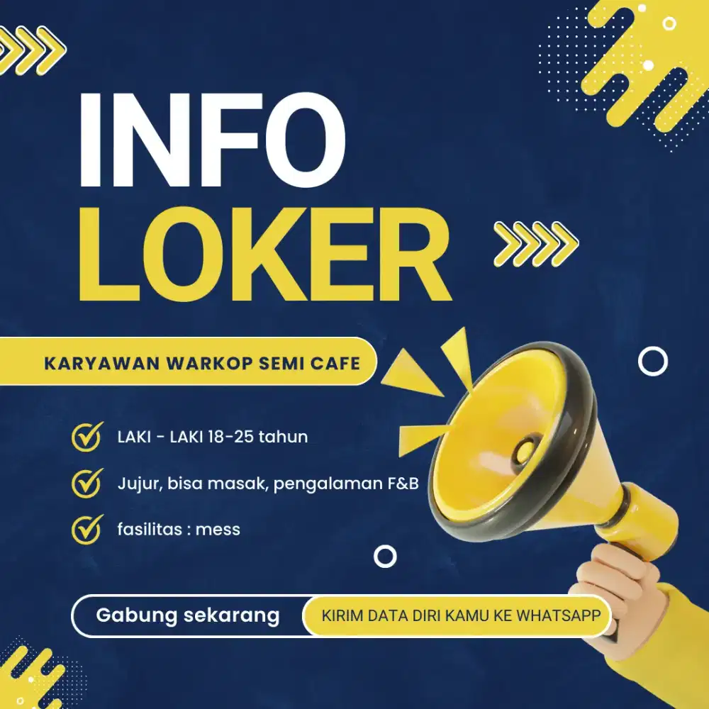 Karyawan warkop