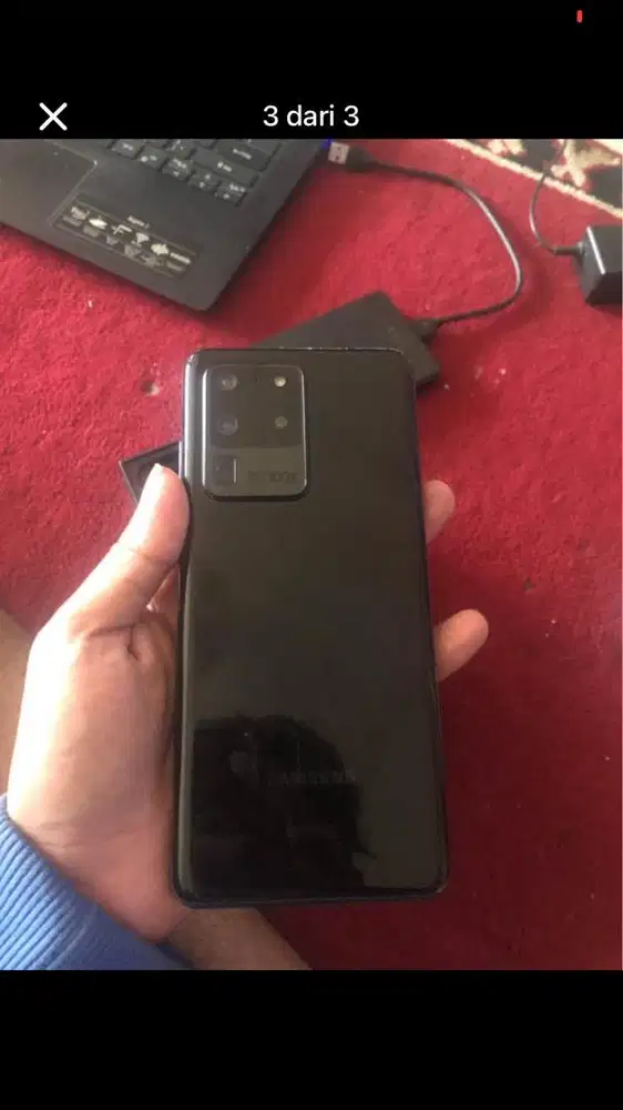 Samsung s20 utra 5 g hp sama cas an body mulus