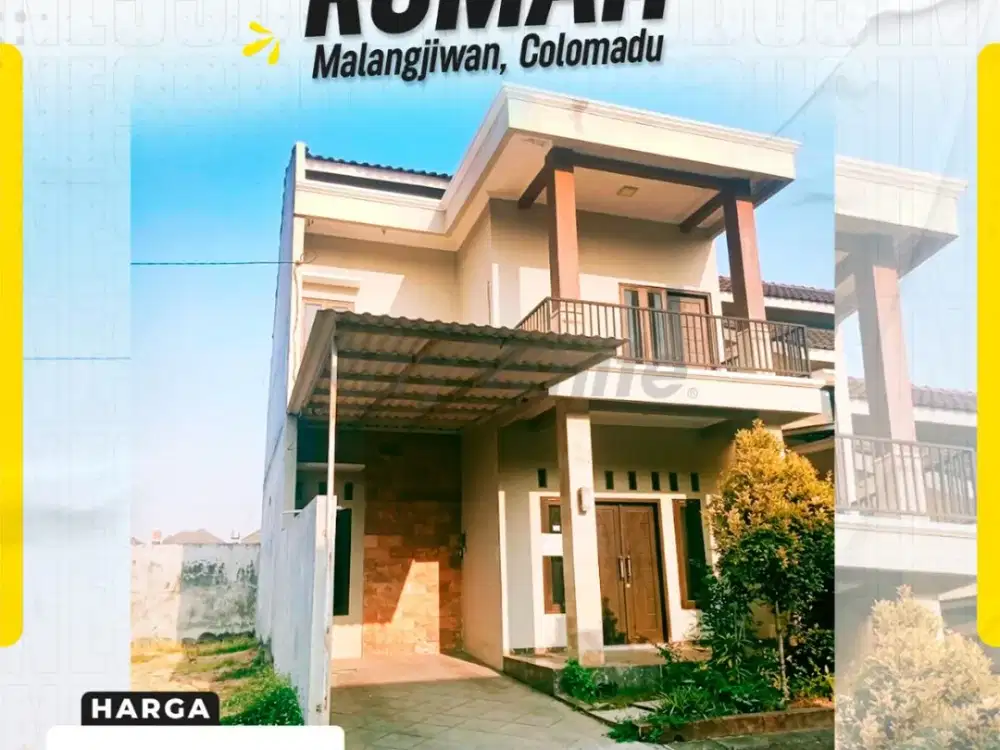 Dijual Rumah Mewah 2 Lantai Siap Huni di Malangjiwan Colomadu