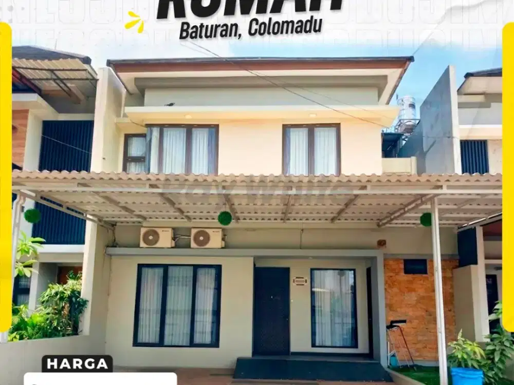 Dijual Rumah Modern Cluster Siap Huni di Baturan Colomadu