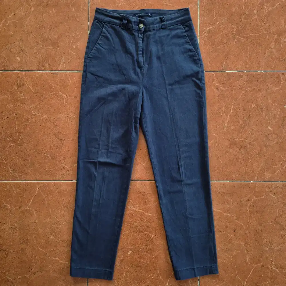 Executive Women Trousers Navy Blue Original Celana Panjang Chino