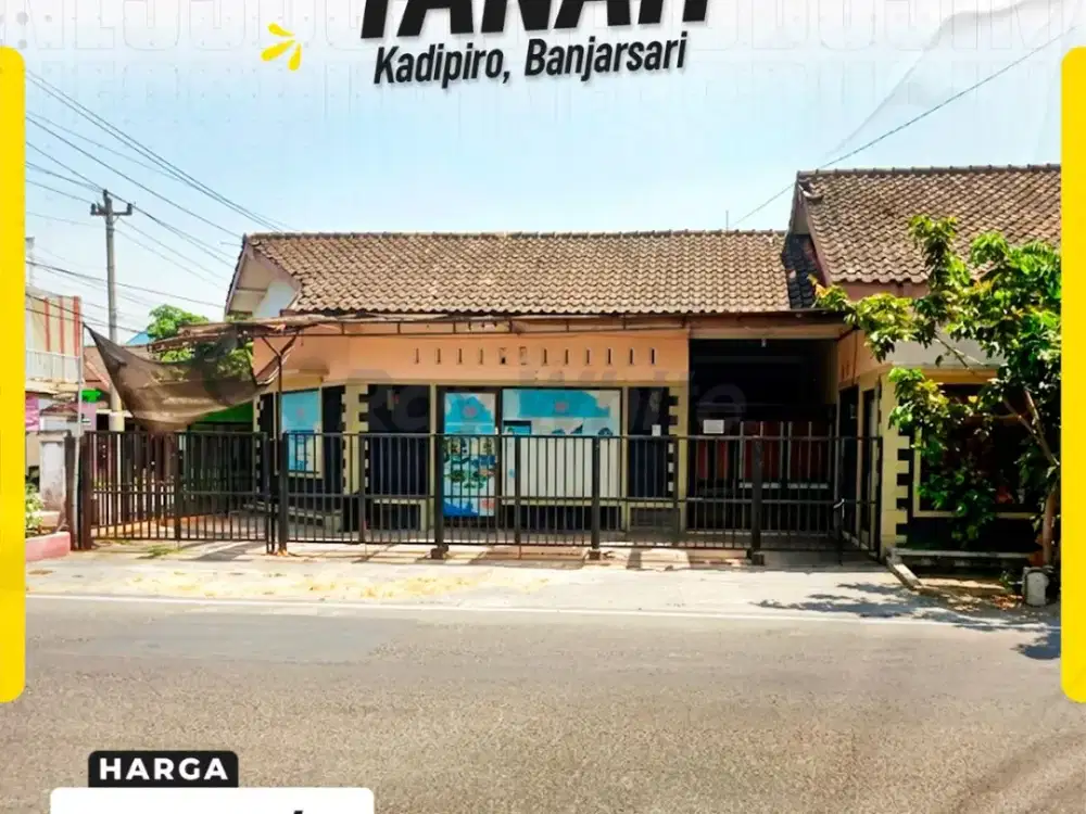 Dijual Tanah Strategis Bonus Bangunan Kadipiro Banjarsari Solo