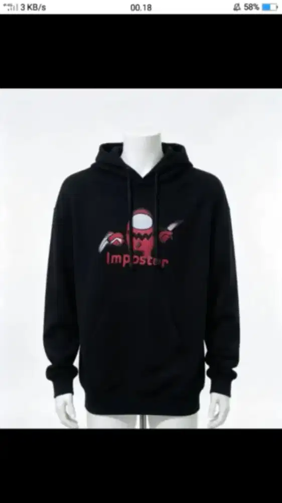 Jual Hoodie hitam
