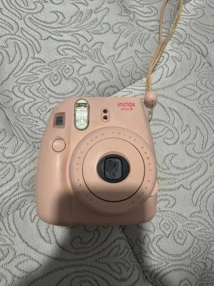Camera Polaroid Fujifilm Instax Mini 8 Pink No Minus.