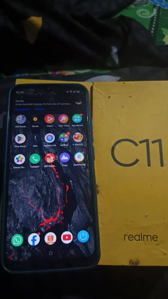 Jual hp realme c11 layar besar