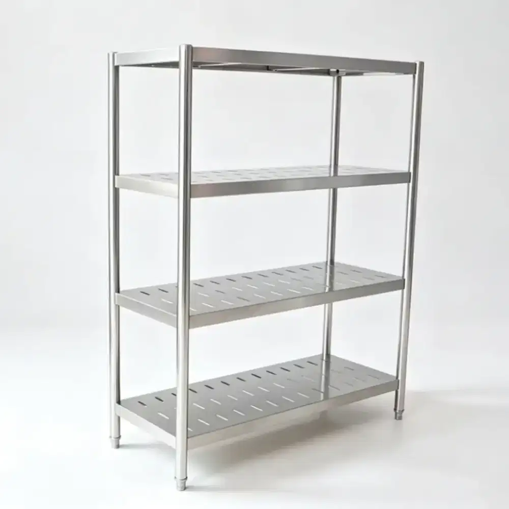 Rak Susun Dapur Stainless Steel 4 Tingkat 150Cm