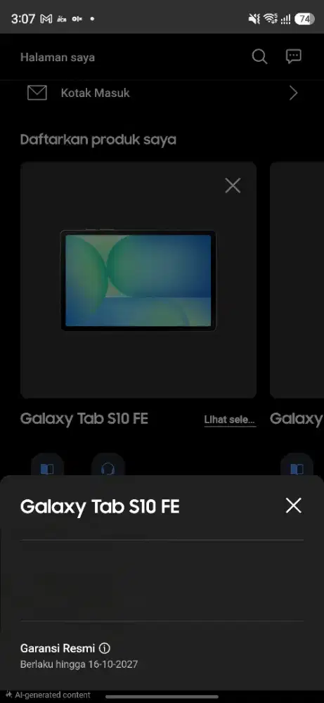 Samsung tab s10 FE 10.9inch