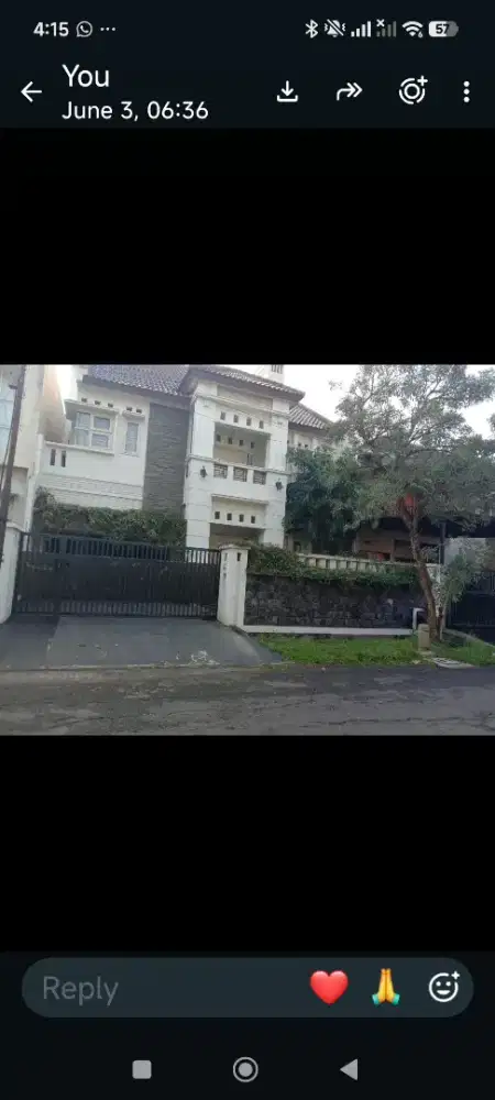 Rumah Stategis jl. utama, bisa masuk 4 mobil, full furnis