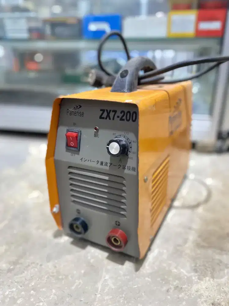 MESIN LAS BEKAS MMA 200 AMPERE PANERISE ZX7 SECOND INVERTER IGBT DC