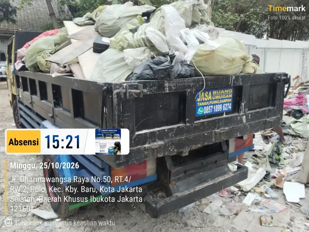 Jasa buang puing dan angkut sampah proyek