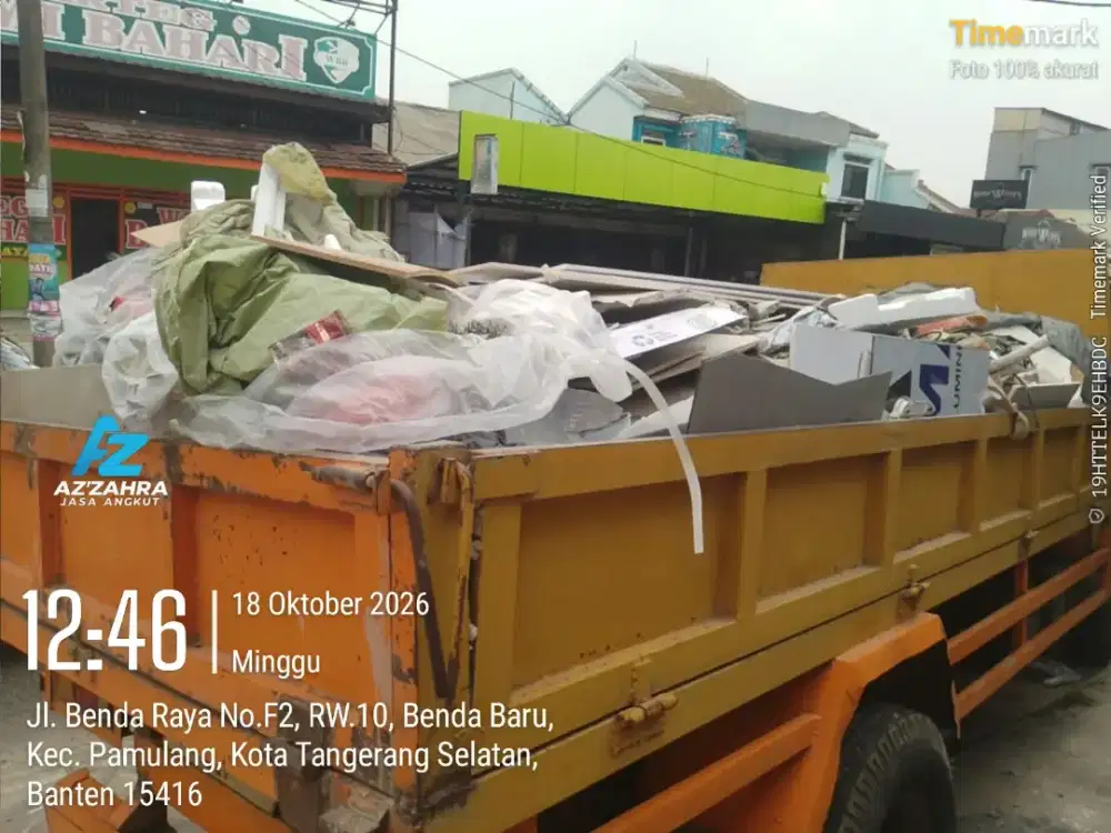 Jasa angkut puing bangunan dan buang sampah