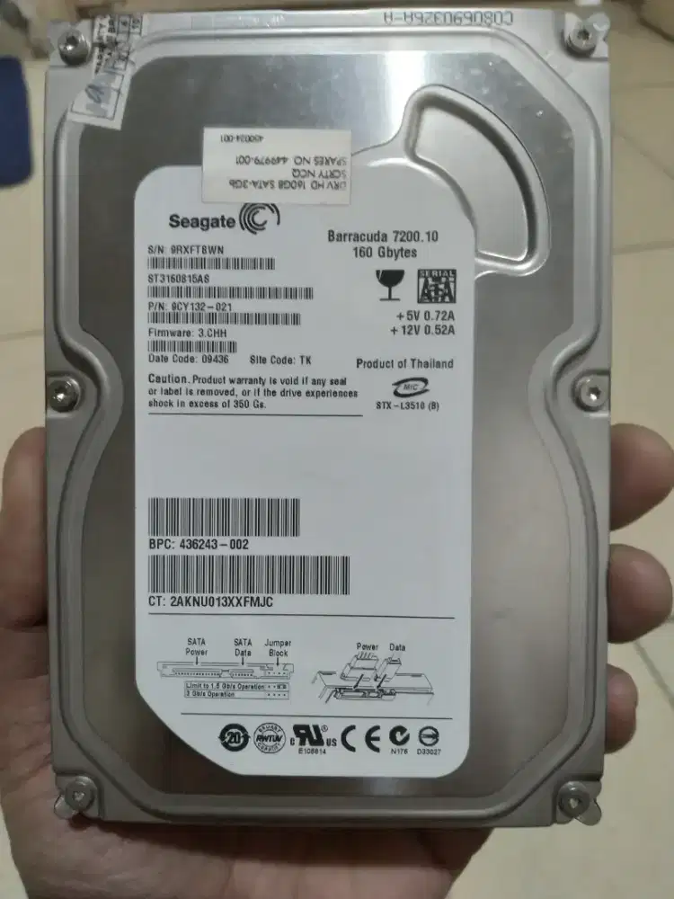 HARD DISK 160 GB SATA 3,5 inchi