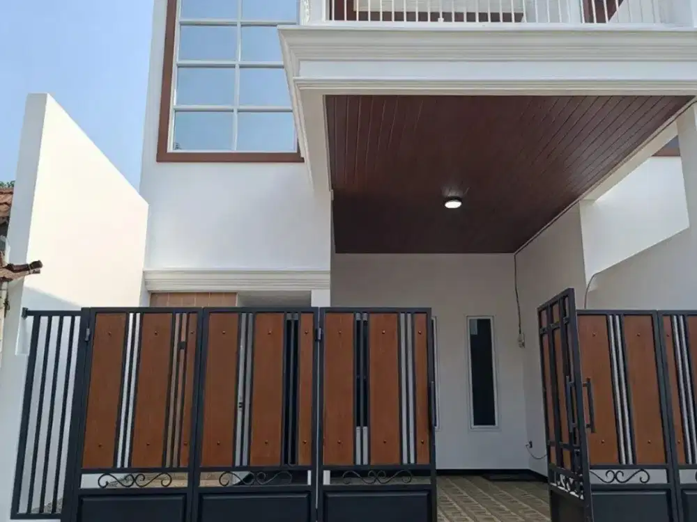 rumah siap huni di pondok bambu, akses 2 mobil bebas banjir