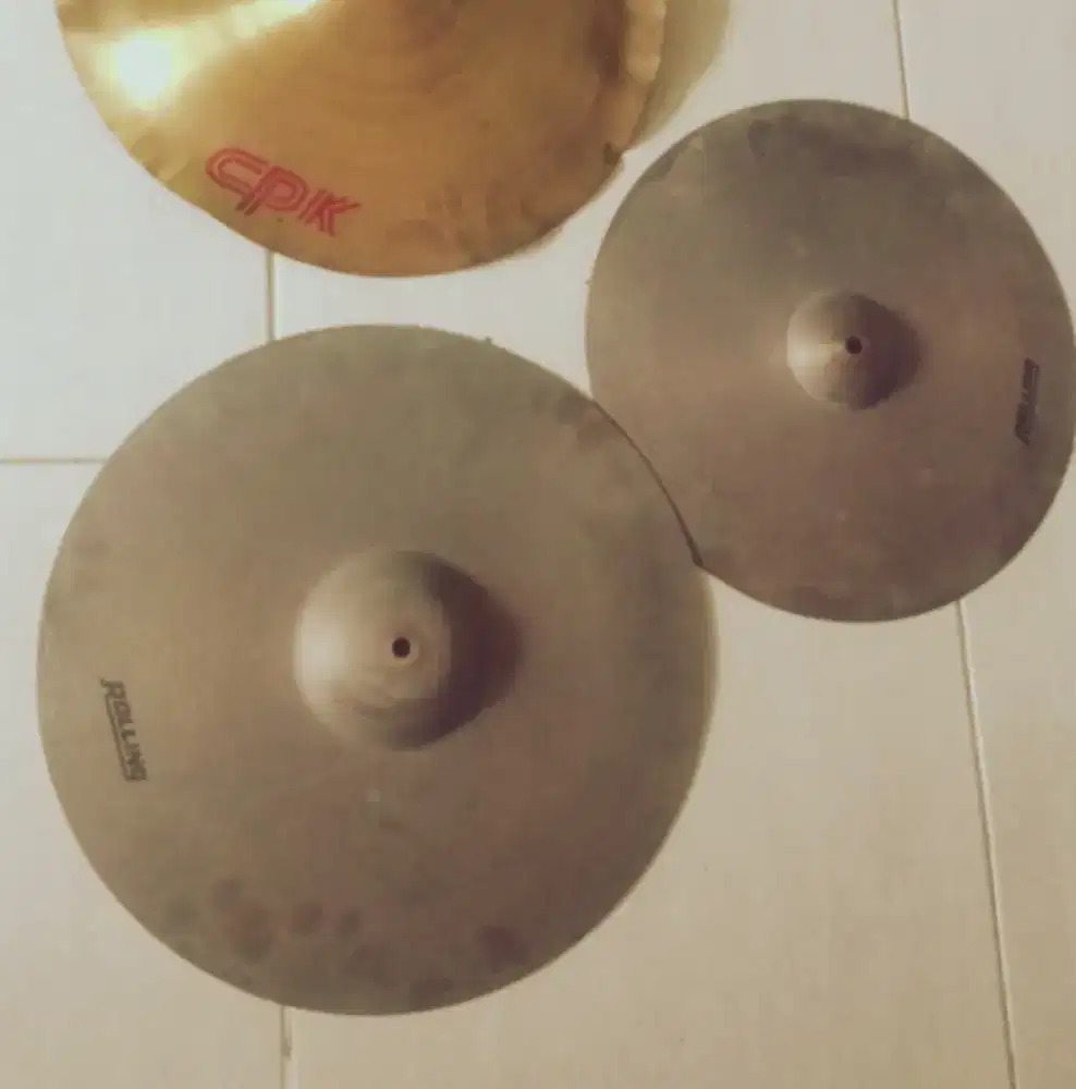 diJual Cymbal Crash dan Ride Merk Rolling