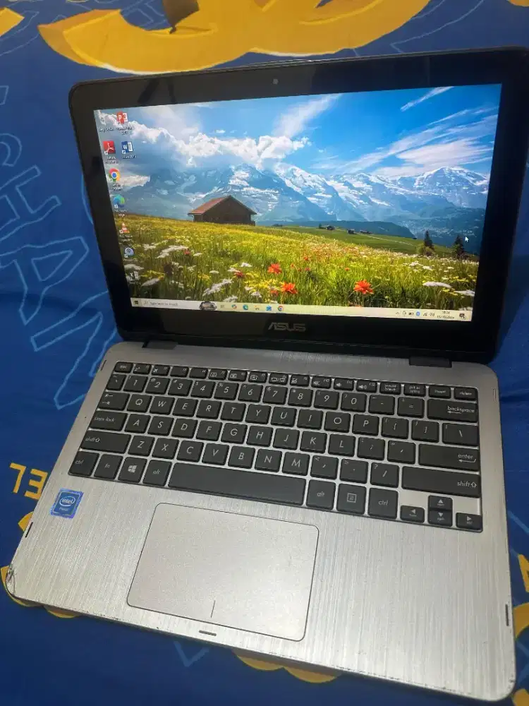 Jual BU Notebook Kuliah(Asus 203N-intel-3350)Ram4/hdd-500 Normal Semua