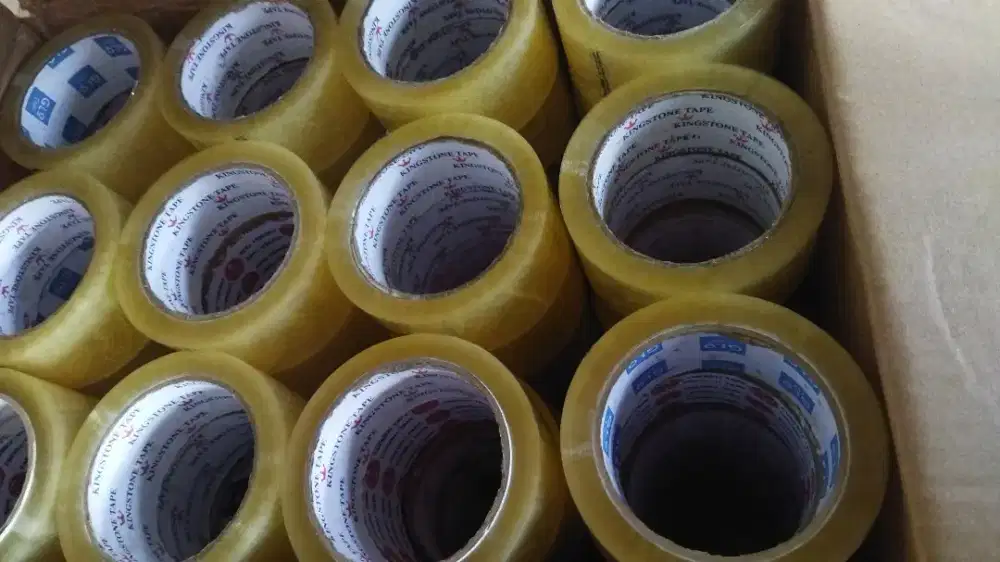Lakban bening dan coklat kiloan