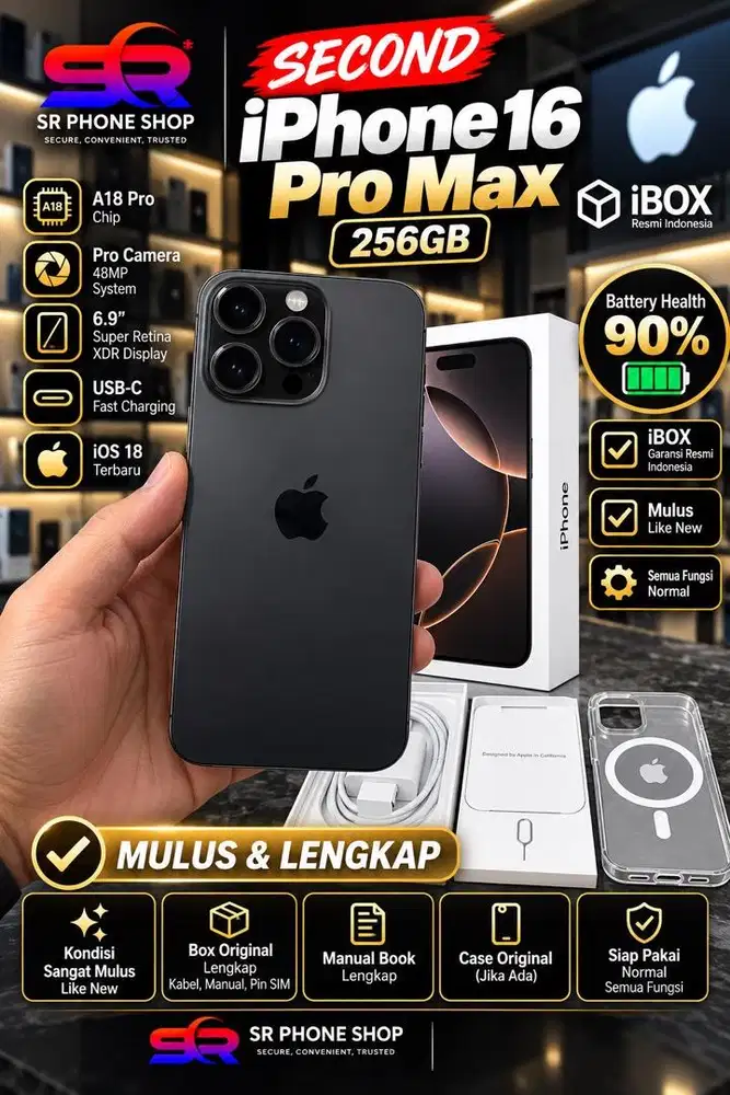 Iphone 16 promax 256GB ibox
