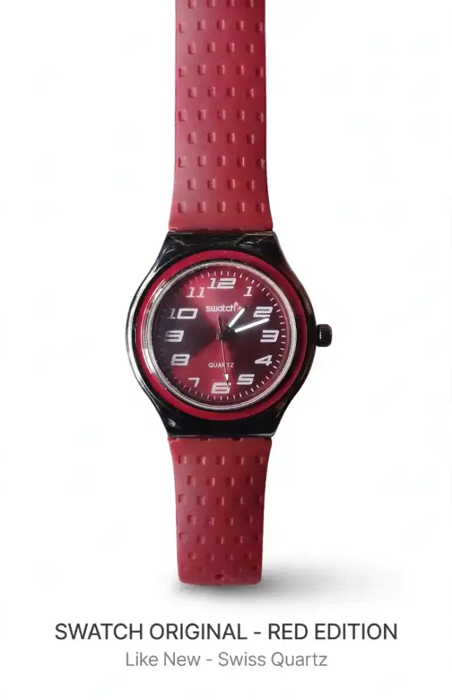 SWATCH IRONY RED YZ2006SW