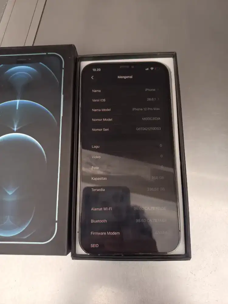 Iphone 12 promax 256 ibox