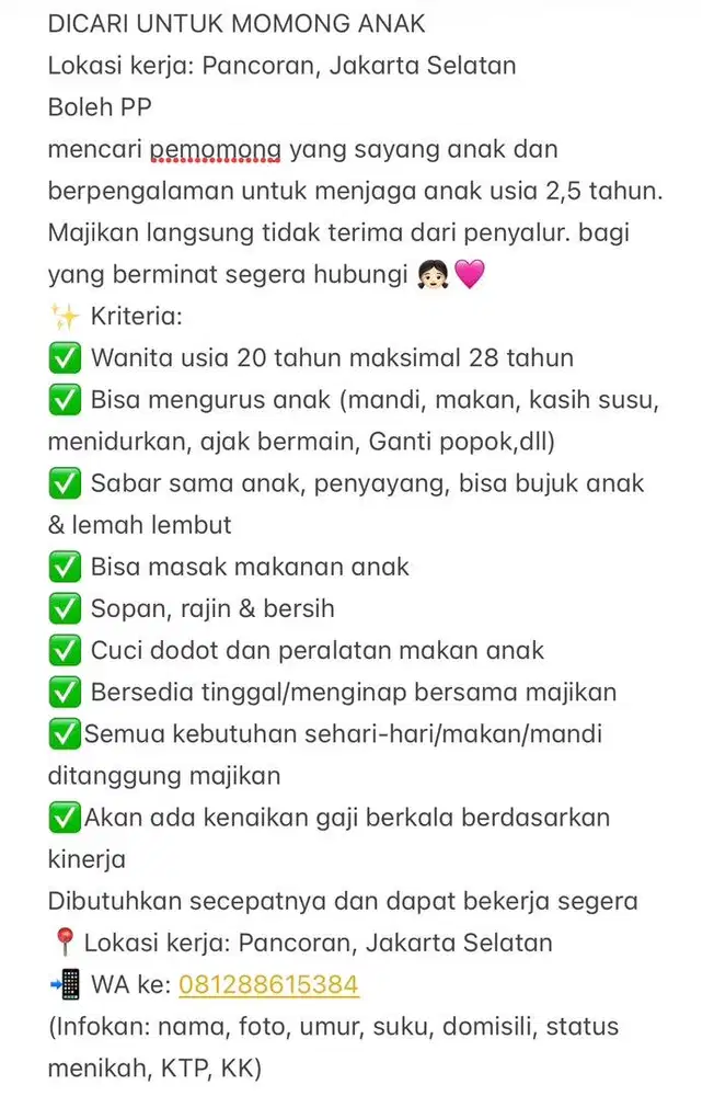 MOMONG ANAK 3 TAHUN