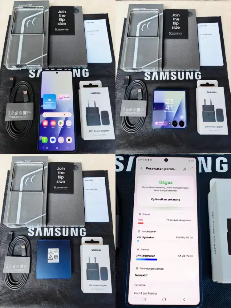 Samsung Galaxy Z Flip 7 512GB Resmi Sein Fullset