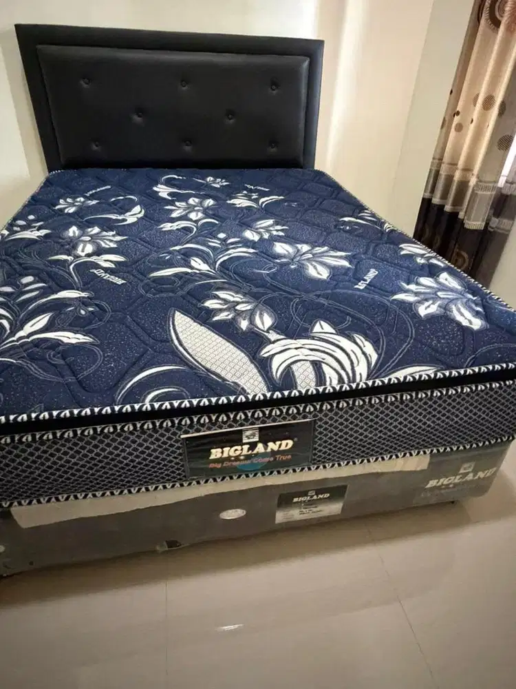 Spring bed dipakai hnya bbrp kali second rasa bAru