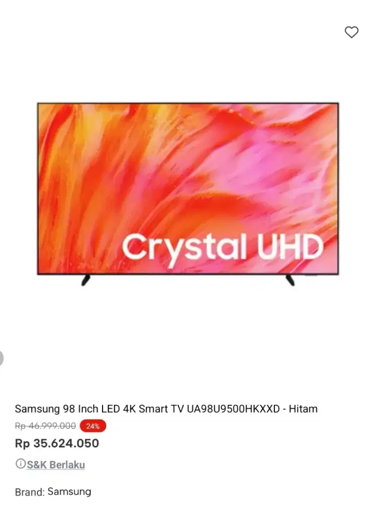smart tv 98 promo bisa cicilan syarat ktp tanpa dp bayar bulan depan
