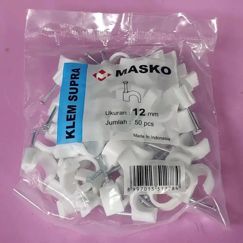 Kabel ties dan paku klem