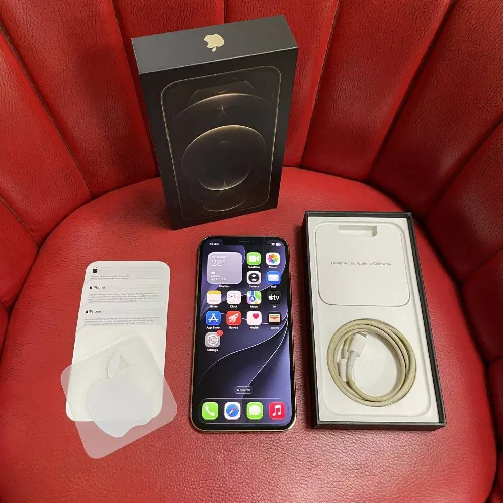iPhone 12 Pro 128gb iBox Digimap ID/A Gold Fullset Original