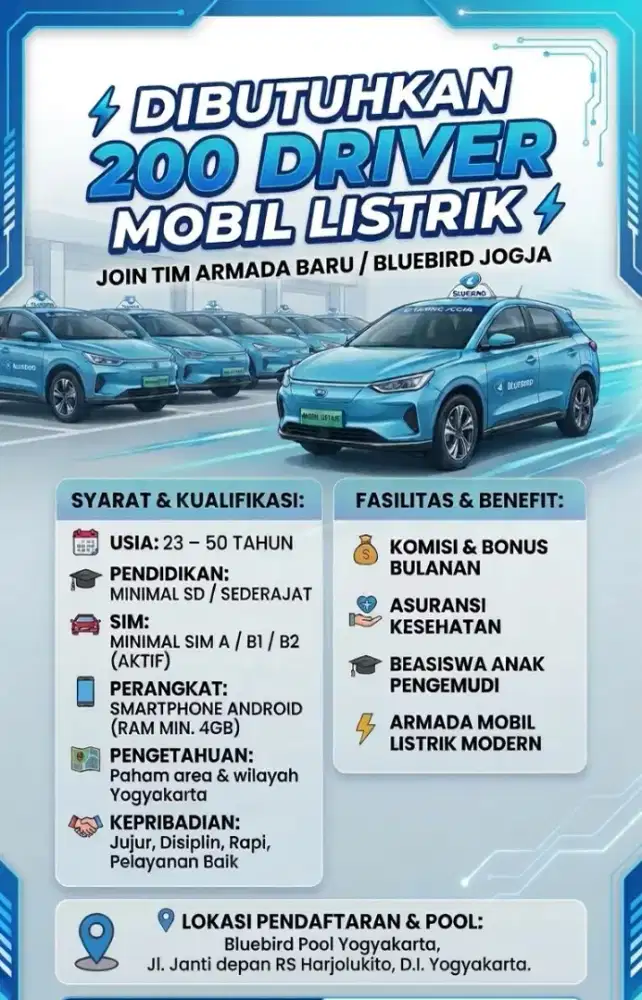 LOWONGAN KERJA BLUE BIRD