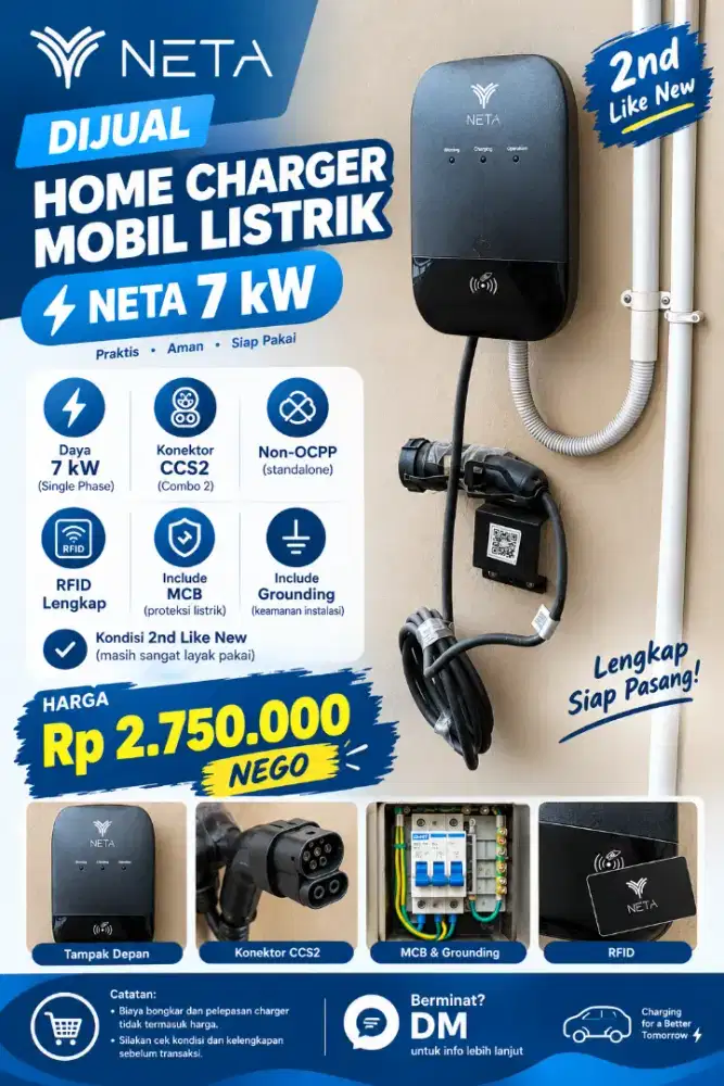 Wall Charger EV 7 kW CCS2