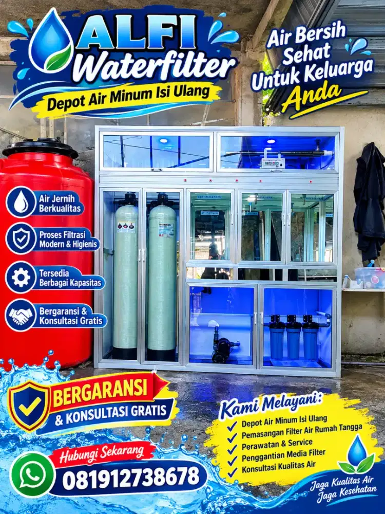 Depot air minum isi ulang