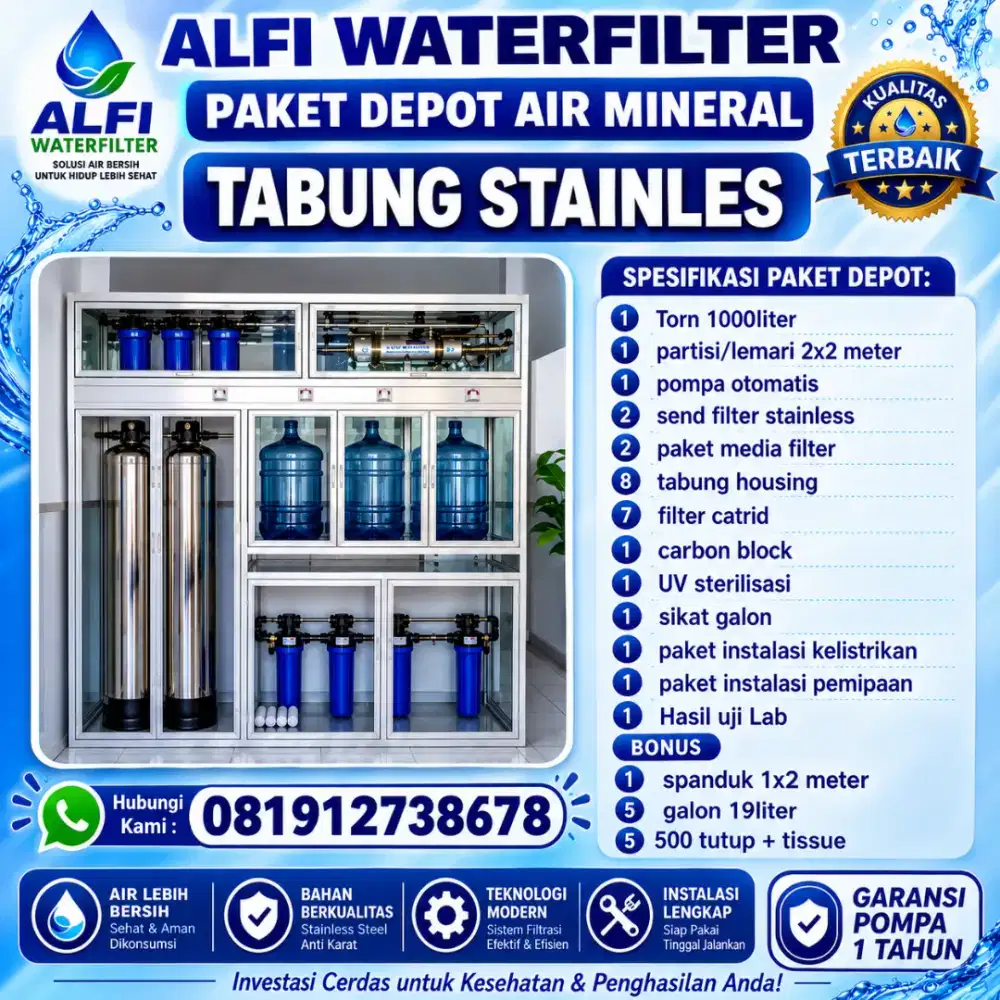 Depot air minum isi ulang galon