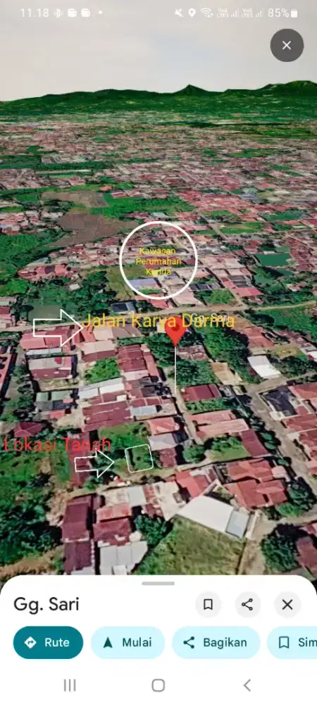 Dijual Tanah di Medan Johor