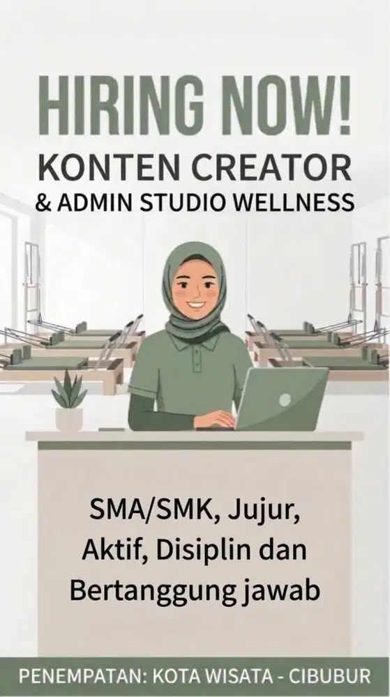 Admin & Content Creator Studio Wellness